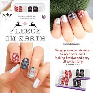 FLEECE ON EARTH Color Street Nail Set
